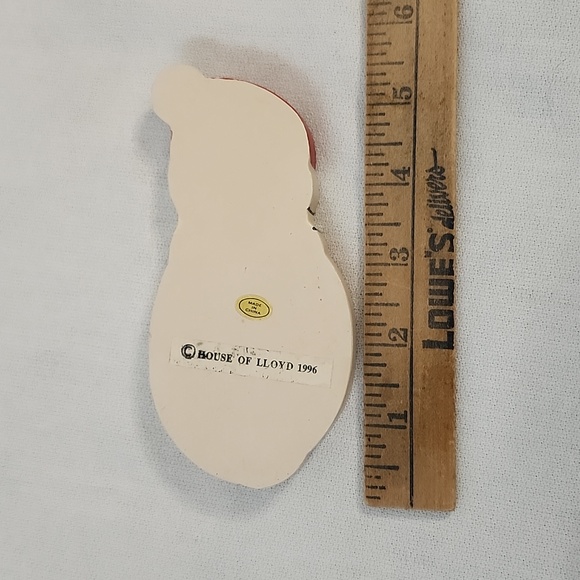 Vintage Wooden Santa Trinket Box and House Of Lloyd Santa Tic Tac Toe Game - Picture 14 of 16